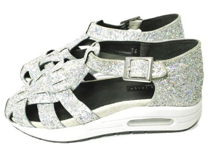 Autre Marque Sandali Sneaker SUSANA TRACA 6459GL Argento - vista 2