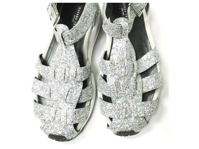 Autre Marque Sandali Sneaker SUSANA TRACA 6459GL Argento - vista 5
