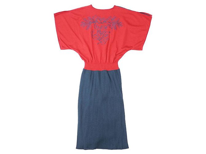 Vestido de seda y algodón Grand Tralala Twill Reine de Hermès 36 Multicolor - vista 17