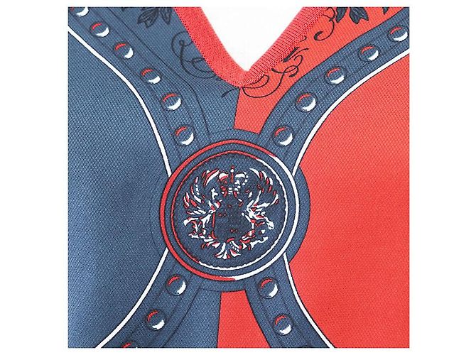 Vestido de seda y algodón Grand Tralala Twill Reine de Hermès 36 Multicolor - vista 3