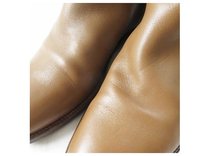 Hermès Botas Jumping Kelly de cuero hasta la rodilla Castaño - vista 10