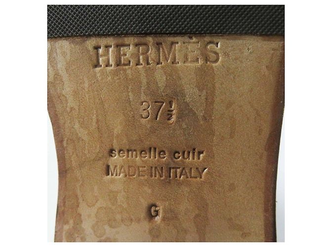 Hermès Botas Jumping Kelly de cuero hasta la rodilla Castaño - vista 9