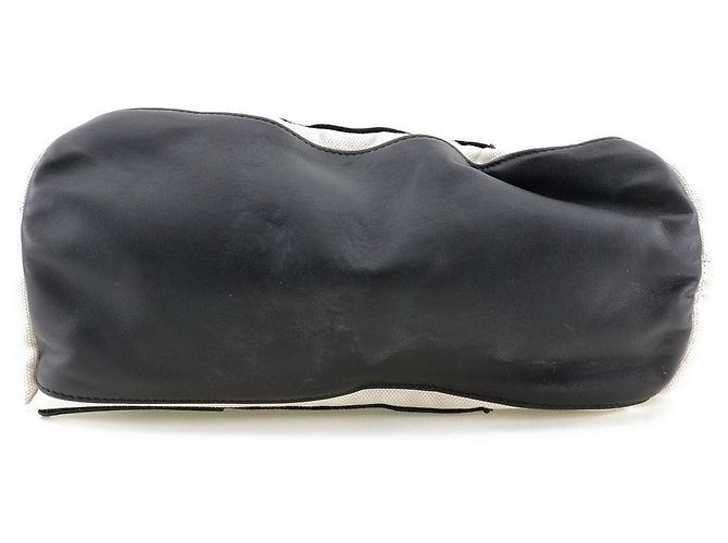 Cabas S Canvas Handtasche von Balenciaga Schwarz Weiß - Ansicht 11