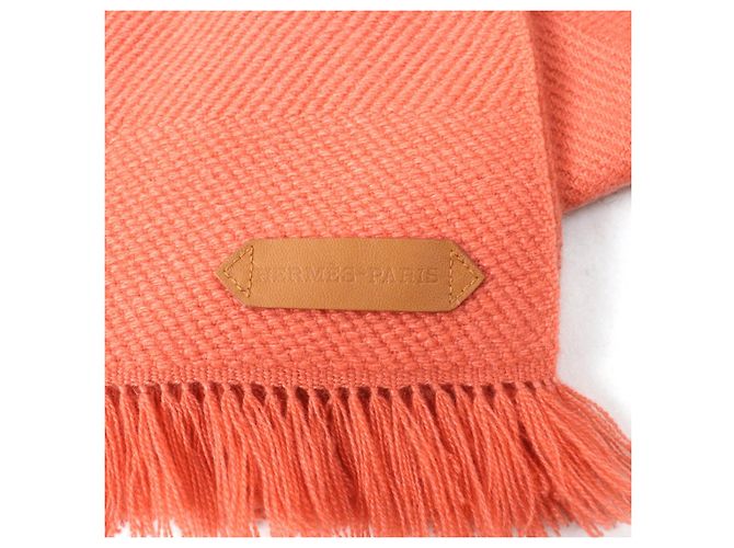 Hermès Grand Chevron Kaschmirschal Pink - Ansicht 9