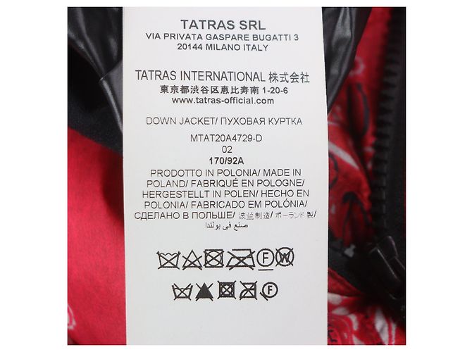 Autre Marque Chaleco de Plumas de Nylon TATRAS AGATONE Negro Roja - vista 12