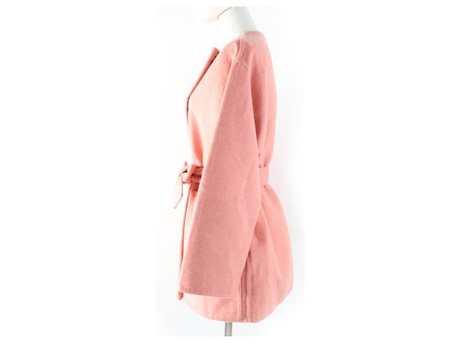 Hermès Abrigo 100% Cachemira Hermes 2H0122DB Naranja - vista 2