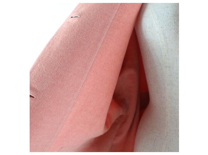 Hermès Abrigo 100% Cachemira Hermes 2H0122DB Naranja - vista 5