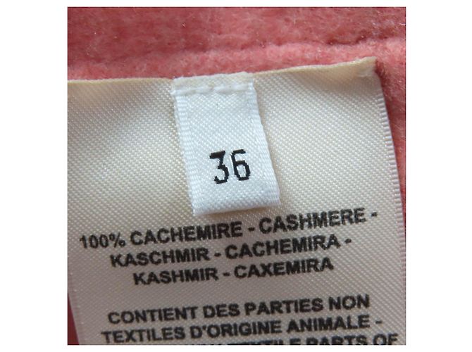 Hermès Abrigo 100% Cachemira Hermes 2H0122DB Naranja - vista 9