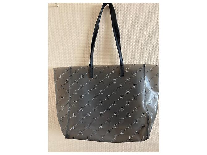 Stella Mc Cartney Borsa Tote Stella McCartney Monogramma Grigio Trasparente - vista 3