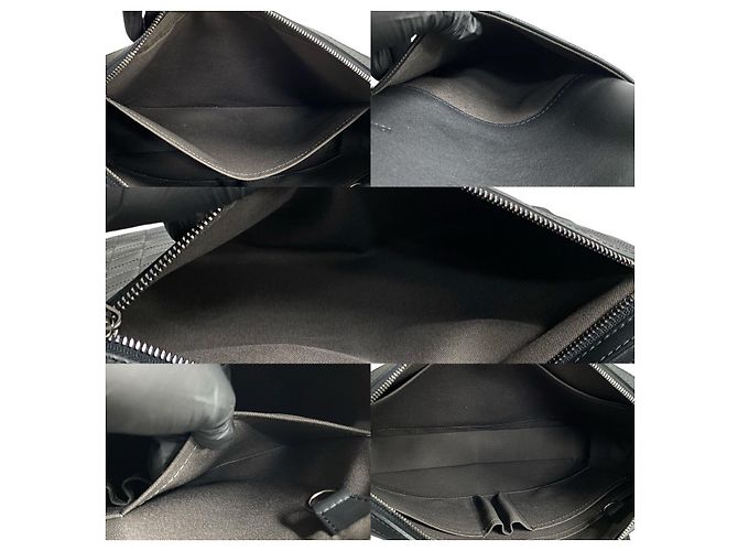 Borsa a Spalla Louis Vuitton Calypso MM in Pelle Damier Infini Nero - vista 9