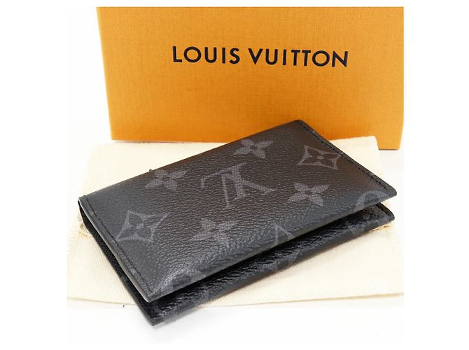 Tarjetero Slim Monogram Louis Vuitton Negro - vista 2