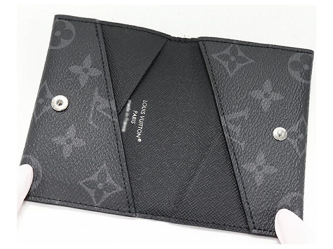Tarjetero Slim Monogram Louis Vuitton Negro - vista 3