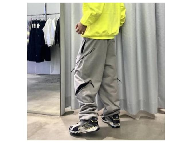 Autre Marque Pantalones de chándal ROTOL TRANSFORM de algodón Castaño Gris - vista 3