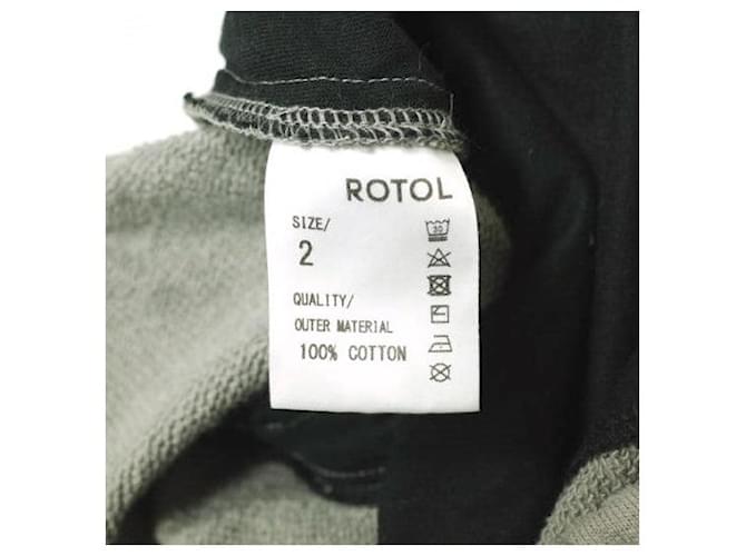 Autre Marque Pantalones de chándal ROTOL TRANSFORM de algodón Castaño Gris - vista 9