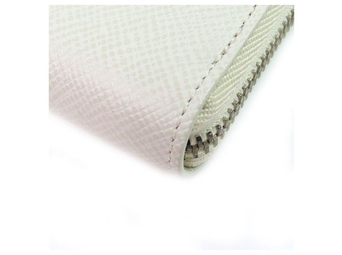 Autre Marque Cartera larga de cuero Globe Trotter Beige - vista 5