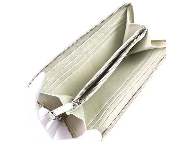 Autre Marque Cartera larga de cuero Globe Trotter Beige - vista 6