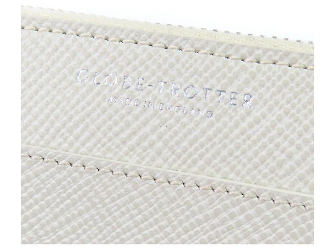 Autre Marque Cartera larga de cuero Globe Trotter Beige - vista 8