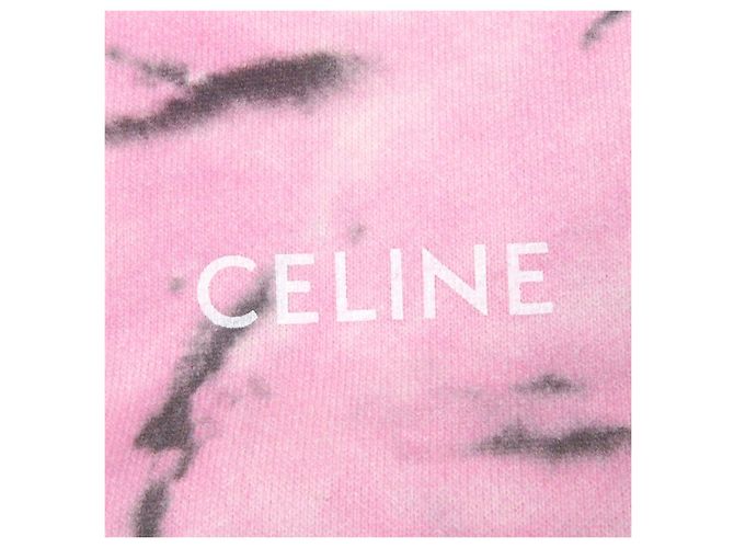 Céline Celine SUDADERA LOOSE TIE DYE Sudadera de Algodón Rosa - vista 4