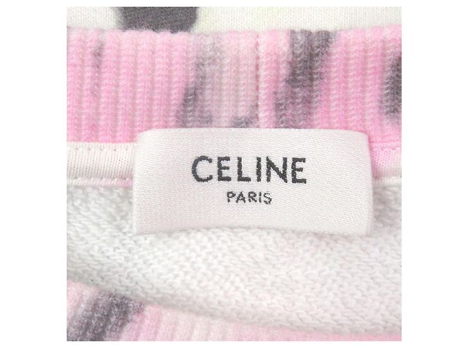 Céline Celine SUDADERA LOOSE TIE DYE Sudadera de Algodón Rosa - vista 5