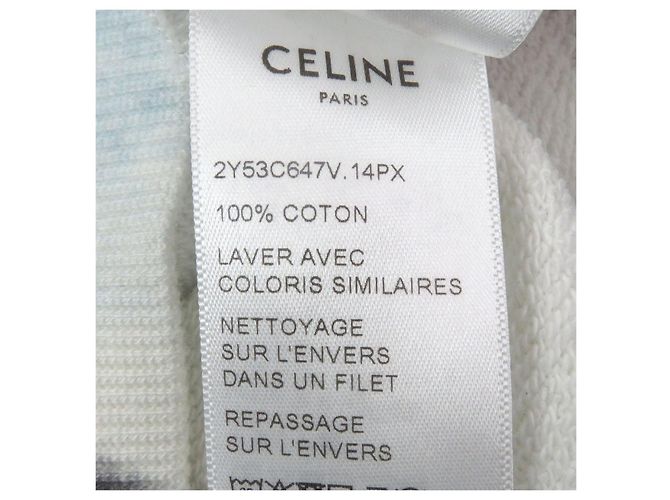 Céline Celine SUDADERA LOOSE TIE DYE Sudadera de Algodón Rosa - vista 7