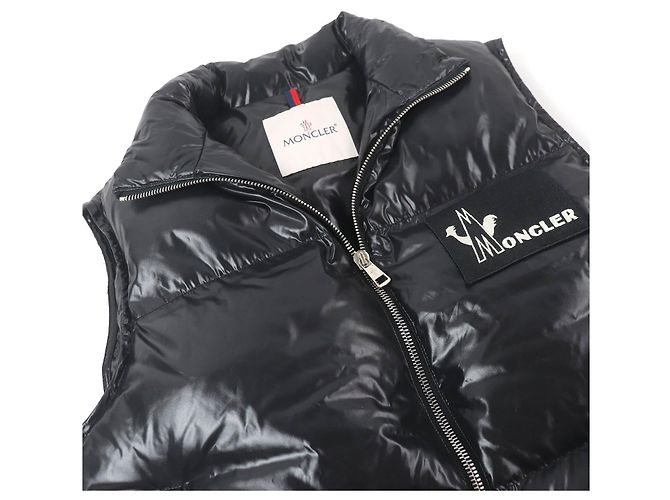 Chaleco de nylon acolchado Moncler Banker Negro - vista 2