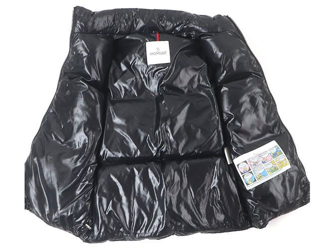 Chaleco de nylon acolchado Moncler Banker Negro - vista 3