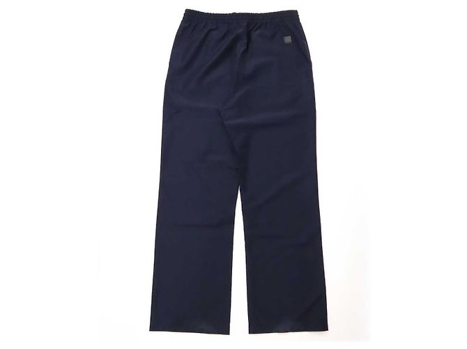 Loewe Woll-Polyamid-Hose Blau Marineblau - Ansicht 2