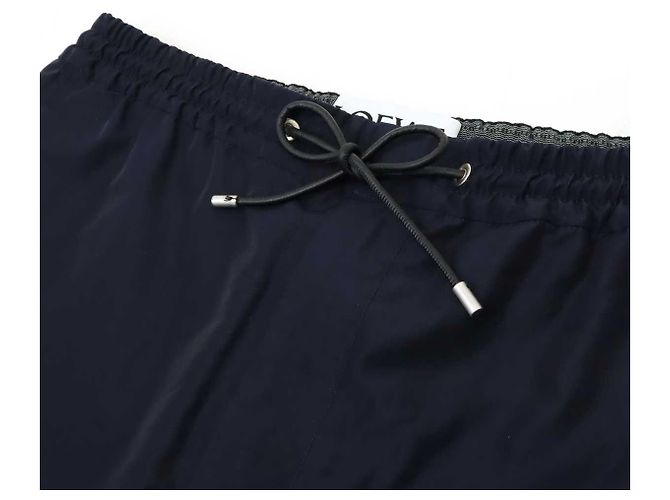 Loewe Woll-Polyamid-Hose Blau Marineblau - Ansicht 3