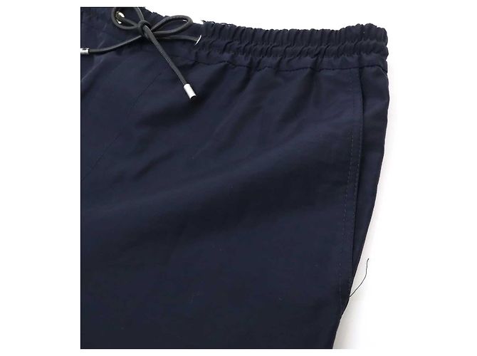 Loewe Woll-Polyamid-Hose Blau Marineblau - Ansicht 4