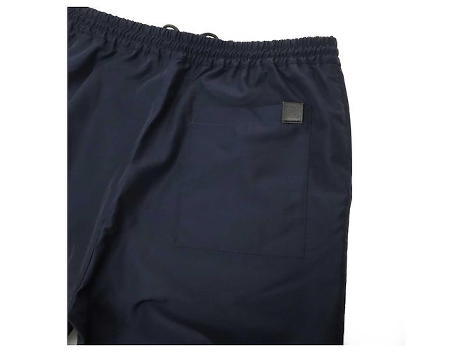 Loewe Woll-Polyamid-Hose Blau Marineblau - Ansicht 6