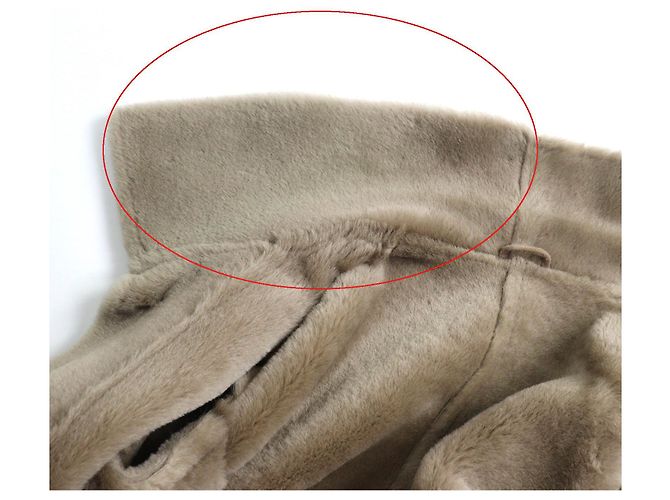 Autre Marque Abrigo Mouton EMMETI Beige - vista 11