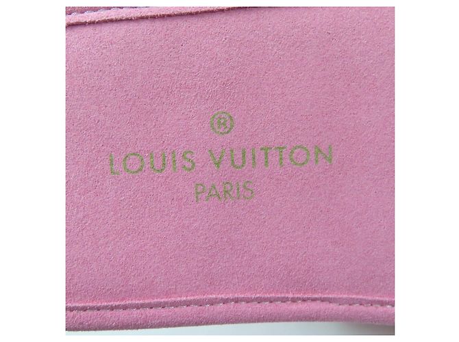 Mules in satin Louis Vuitton LV Sweet Line Rosa - vista 11