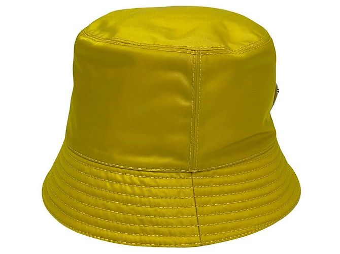 Cappello bucket in Re-Nylon Prada Giallo - vista 5