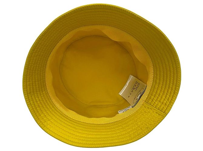 Cappello bucket in Re-Nylon Prada Giallo - vista 7