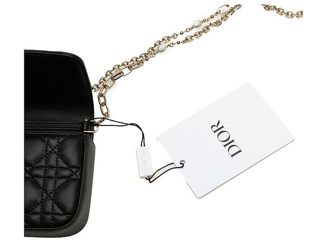 My Dior Borsa per telefono in pelle di agnello con catena MyDior - vista 10