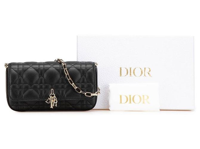My Dior Borsa per telefono in pelle di agnello con catena MyDior - vista 11