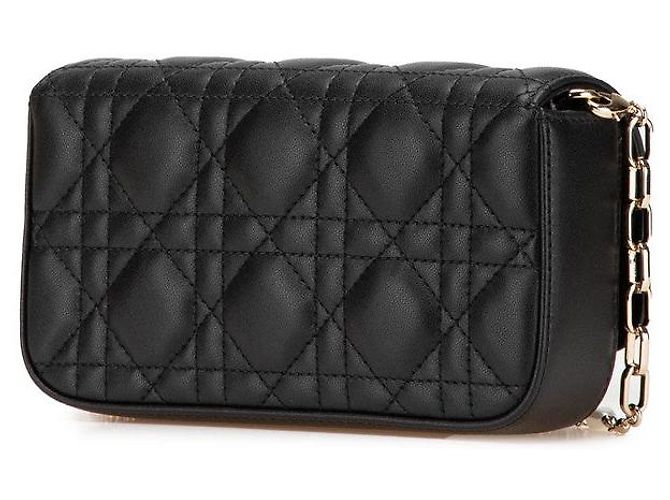 My Dior Borsa per telefono in pelle di agnello con catena MyDior - vista 2