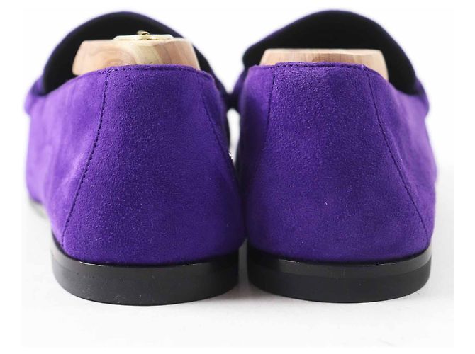 Mocasines Hermès Púrpura - vista 3