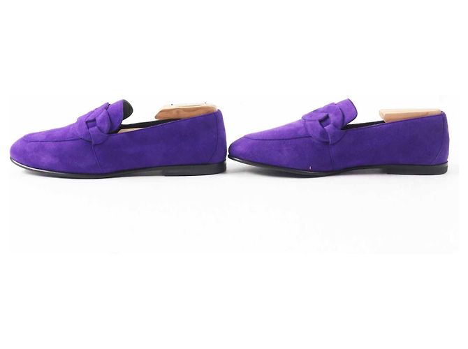 Mocasines Hermès Púrpura - vista 4