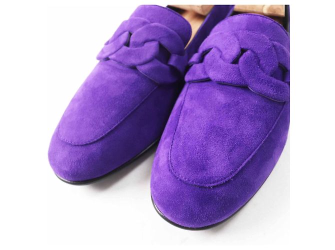 Mocasines Hermès Púrpura - vista 6