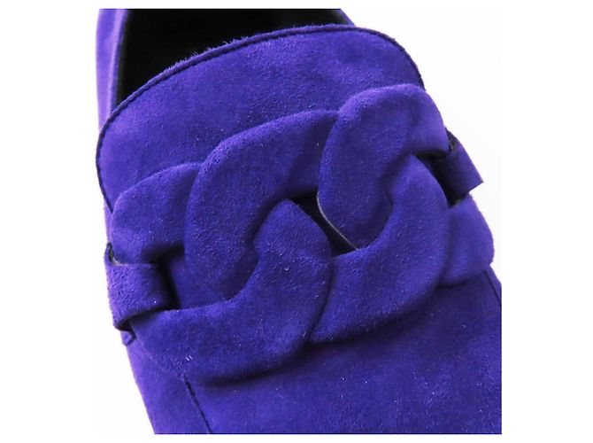 Mocasines Hermès Púrpura - vista 7