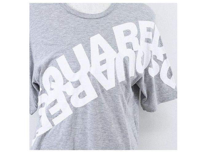 Autre Marque Camiseta de mezcla de algodón DSQUARED2 Gris - vista 3