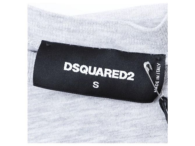 Autre Marque Camiseta de mezcla de algodón DSQUARED2 Gris - vista 9