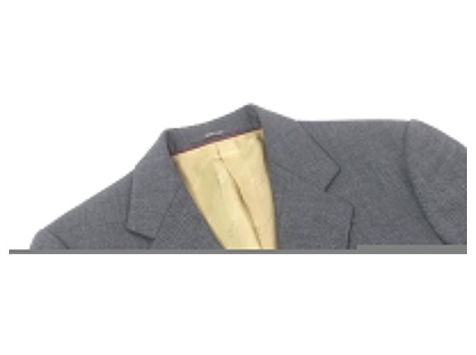 Blazer de lana a medida Gucci Castaño Gris - vista 2