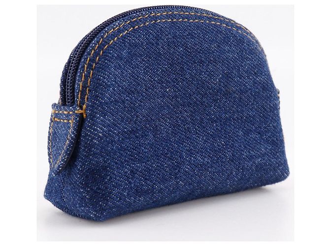 Bolso de denim Chanel Coco Mark Azul - vista 3
