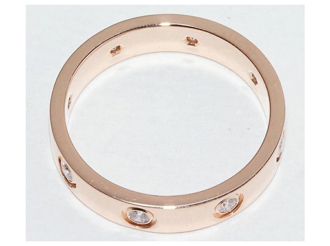 Cartier Love Ring Au750 mit Diamant Größe 11 Pink - Ansicht 4