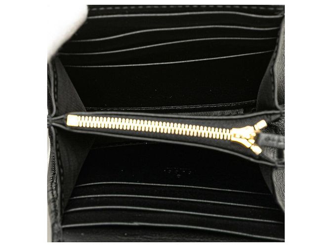 Gucci Blondie Leder Schultertasche mit Kette Schwarz Golden - Ansicht 5