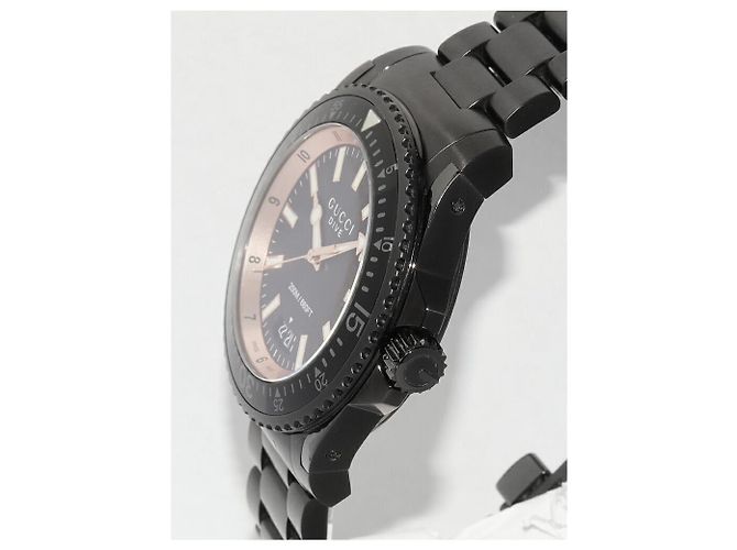Gucci Dive aus Edelstahl Schwarz - Ansicht 3