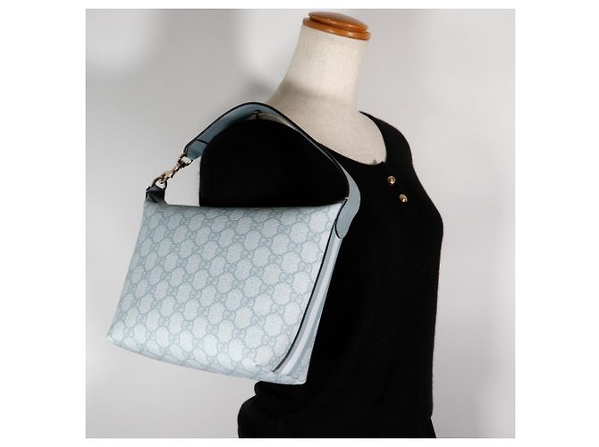 Borsa a Spalla Super Mini Ophidia di Gucci Blu - vista 9