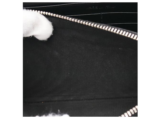Yves Saint Laurent 447842 Cartera Larga de Cuero - vista 7